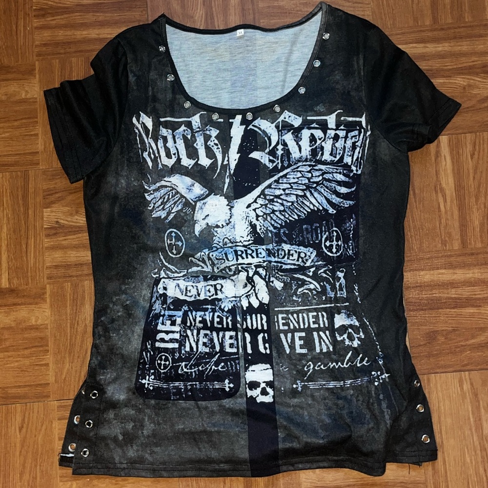 cyber y2k shirt